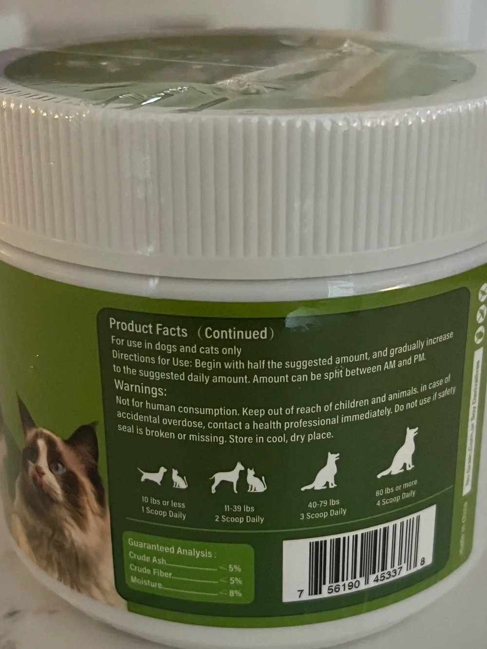 Pet dental powder Dogs Cats Improves Breath Reduces Plaque Exp 6.64 Oz 11/27 NEW